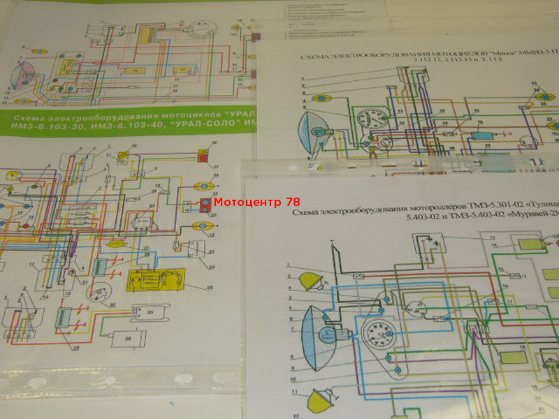 Схема электрооборудования мотоцикла тула
