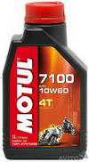 Фотография Масло моторное 4-х тактное Motul 7100 4T 10W-60 (1 л)