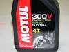 Фотография Масло моторное 4-х тактное Motul 300 V 4T FL 5W-40 (1 л)